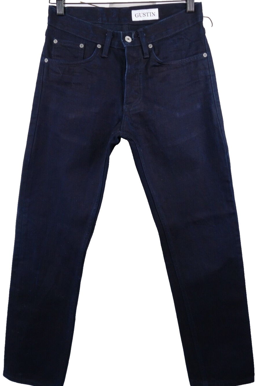 Gustin Selvedge Jeans #166 Slim Fit Blue Men Size 29 x 29